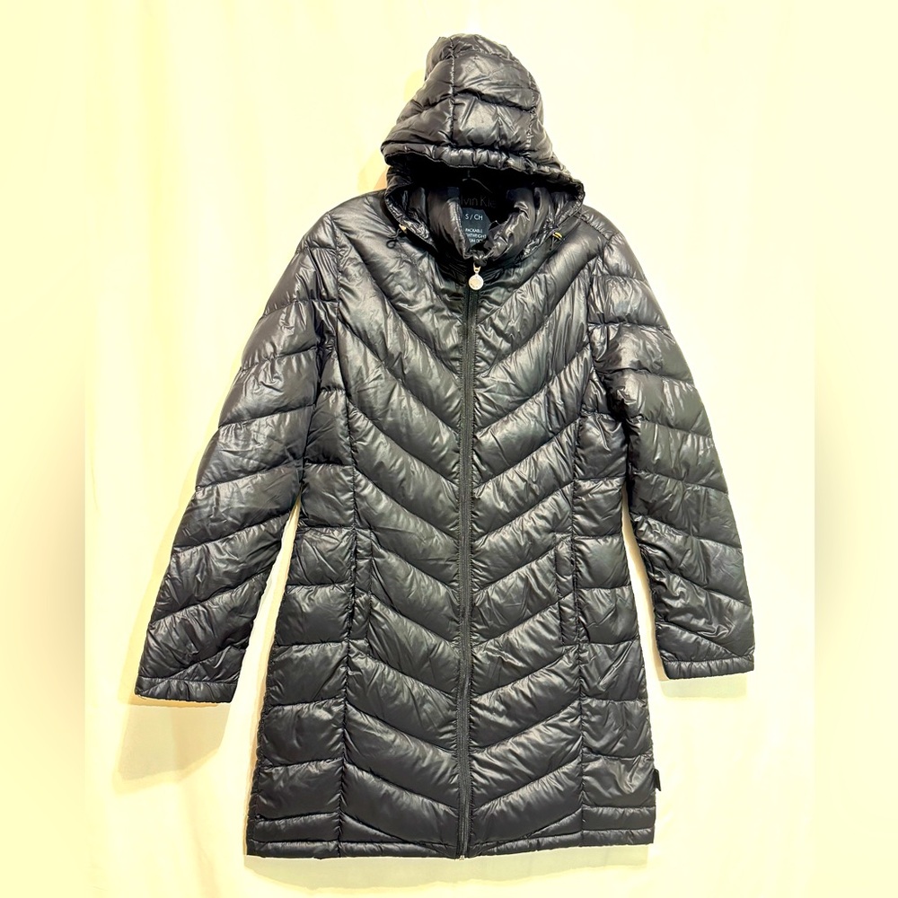 Calvin Klein Long Puffer Jacket Women’s Size Small